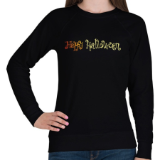 PRINTFASHION Happy Halloween átmenetes - Női pulóver - Fekete női pulóver, kardigán