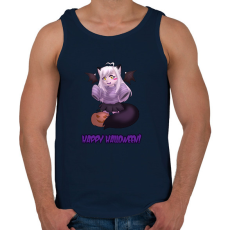 PRINTFASHION Happy Halloween - Férfi atléta - Sötétkék