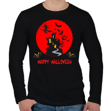 PRINTFASHION happy halloween - Férfi hosszú ujjú póló - Fekete férfi póló