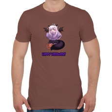 PRINTFASHION Happy Halloween - Férfi póló - Mogyoróbarna