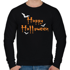 PRINTFASHION Happy Halloween - Férfi pulóver - Fekete férfi pulóver, kardigán
