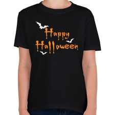 PRINTFASHION Happy Halloween - Gyerek póló - Fekete gyerek póló