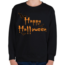 PRINTFASHION Happy Halloween - Gyerek pulóver - Fekete gyerek pulóver, kardigán