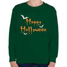 PRINTFASHION Happy Halloween - Gyerek pulóver - Sötétzöld gyerek pulóver, kardigán