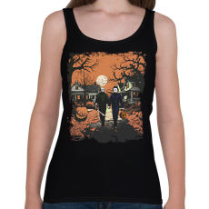 PRINTFASHION Happy Halloween - Női atléta - Fekete