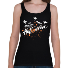 PRINTFASHION Happy Halloween - Női atléta - Fekete női trikó