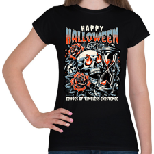 PRINTFASHION Happy Halloween - Női póló - Fekete női póló