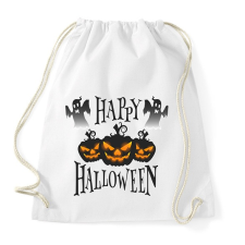 PRINTFASHION Happy Halloween Tökfejes - Sportzsák, Tornazsák - Fehér tornazsák