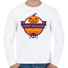 PRINTFASHION Happy Halloween Trick or Treat - Férfi pulóver - Fehér férfi pulóver, kardigán