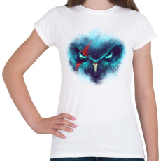 PRINTFASHION Harcos bagoly - Női póló - Fehér