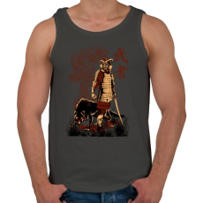 PRINTFASHION Harcos - Férfi atléta - Sötétszürke