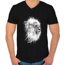 PRINTFASHION Harcos Lélek - Férfi V-nyakú póló - Fekete férfi póló