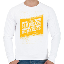 PRINTFASHION HARCOS póló - Férfi pulóver - Fehér férfi pulóver, kardigán