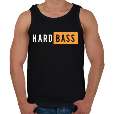PRINTFASHION HardBASS - Férfi atléta - Fekete atléta, trikó
