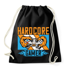 PRINTFASHION Hardcore gamer - Sportzsák, Tornazsák - Fekete tornazsák