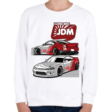 PRINTFASHION HARDCORE JDM - SILVIA - Gyerek pulóver - Fehér gyerek pulóver, kardigán