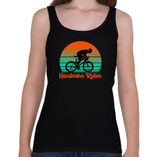 PRINTFASHION Hardcore Rider - Női atléta - Fekete női trikó