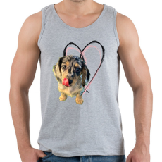 PRINTFASHION harlekin tacsi - Férfi atléta - Sport szürke