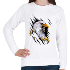 PRINTFASHION Harley Davidson - Női pulóver - Fehér női pulóver, kardigán