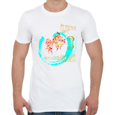 PRINTFASHION Három kívánság - Férfi póló - Fehér