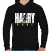 PRINTFASHION Harry kane - Férfi kapucnis pulóver - Fekete