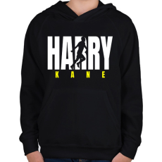 PRINTFASHION Harry kane - Gyerek kapucnis pulóver - Fekete