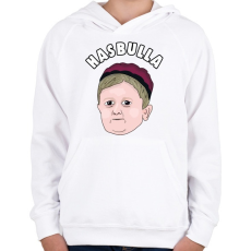 PRINTFASHION Hasbulla TIK TOK - Gyerek kapucnis pulóver - Fehér