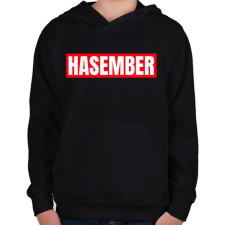 PRINTFASHION HASEMBER - Gyerek kapucnis pulóver - Fekete gyerek pulóver, kardigán