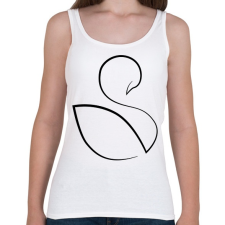 PRINTFASHION hattyu - Női atléta - Fehér női trikó