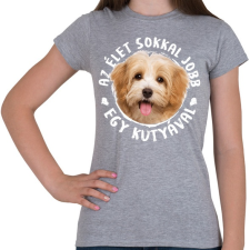 PRINTFASHION Havanese - Női póló - Sport szürke női póló