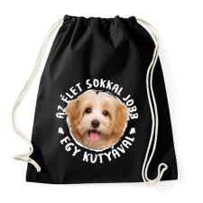 PRINTFASHION Havanese - Sportzsák, Tornazsák - Fekete tornazsák