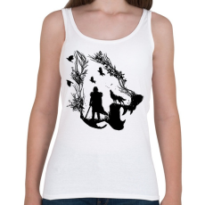 PRINTFASHION Havas Jon - Női atléta - Fehér