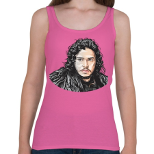 PRINTFASHION Havas Jon - Női atléta - Rózsaszín női trikó