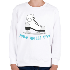 PRINTFASHION Have an ice day - Gyerek pulóver - Fehér gyerek pulóver, kardigán