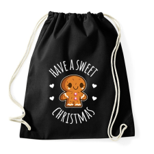 PRINTFASHION Have sweet Christmas - Sportzsák, Tornazsák - Fekete tornazsák