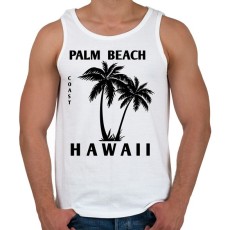 PRINTFASHION Hawaii - Férfi atléta - Fehér