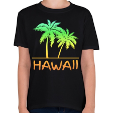 PRINTFASHION Hawaii - Gyerek póló - Fekete gyerek póló
