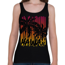 PRINTFASHION Hawaii - Női atléta - Fekete női trikó