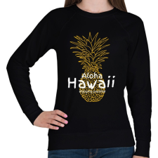 PRINTFASHION Hawaii - Női pulóver - Fekete női pulóver, kardigán