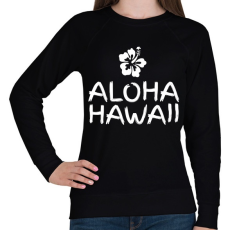 PRINTFASHION Hawaii - Női pulóver - Fekete