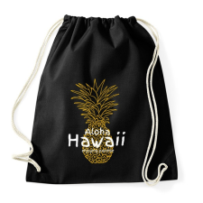 PRINTFASHION Hawaii - Sportzsák, Tornazsák - Fekete tornazsák