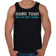 PRINTFASHION HAWK TUAH (b) - Férfi atléta - Fekete