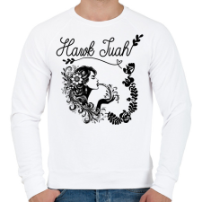 PRINTFASHION Hawk Tuah - split on that thang - Férfi pulóver - Fehér férfi pulóver, kardigán