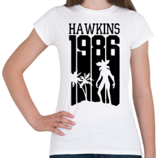 PRINTFASHION hawkins 1986 - Női póló - Fehér