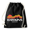 PRINTFASHION Hawkins Indiana Retro - Sportzsák, Tornazsák - Fekete