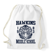 PRINTFASHION Hawkins Tigers - Sportzsák, Tornazsák - Fehér tornazsák