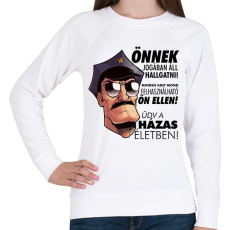 PRINTFASHION Házasélet - Női pulóver - Fehér