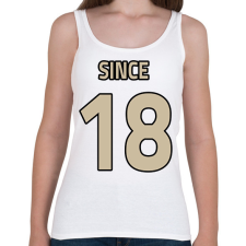 PRINTFASHION Házassági évforduló - második fele - Női atléta - Fehér női trikó