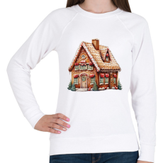 PRINTFASHION Házikó - Női pulóver - Fehér