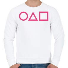 PRINTFASHION HD Squid Game Play - Férfi pulóver - Fehér